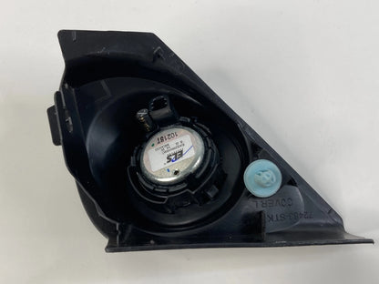 10-12 ACURA RDX FRONT LEFT DRIVER DOOR SOUND TWEETER SPEAKER W/ TRIM 72483-STK
