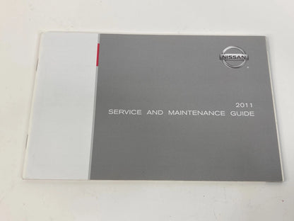 2011 NISSAN MAXIMA OWNERS MANUAL WARRANTY INFORMATION GUIDE BOOK SET OEM