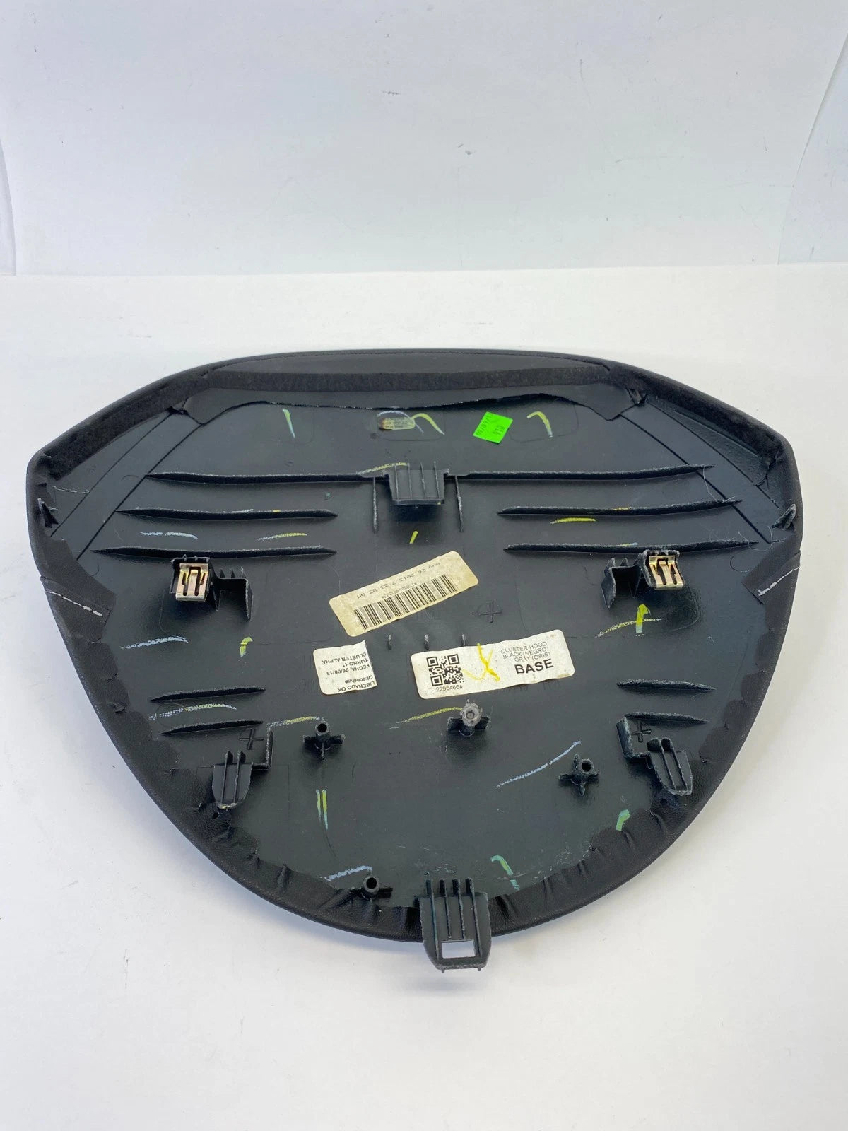 13-19 CADILLAC ATS DASH INSTRUMENT CLUSTER HOOD UPPER COVER BLACK 22964664 OEM