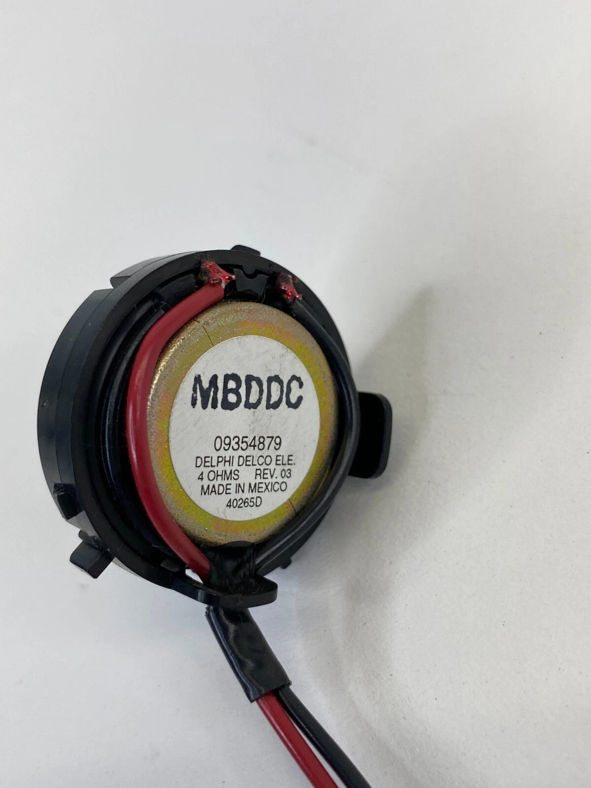 2004-2009 CADILLAC SRX FRONT LEFT DRIVER A PILLAR TWEETER SPEAKER 09354879 OEM