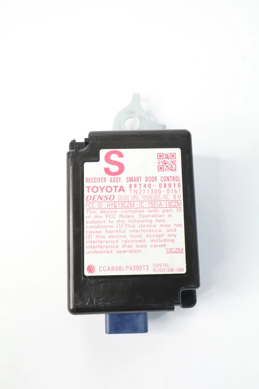 2011-2020 TOYOTA SIENNA KEYLESS ENTRY SMART KEY RECEIVER MODULE 89740-08010 OEM