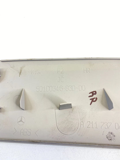 2003-2006 MERCEDES-BENZ E500 RR RIGHT DOOR ARMREST COVER OEM FACTORY 2117370428