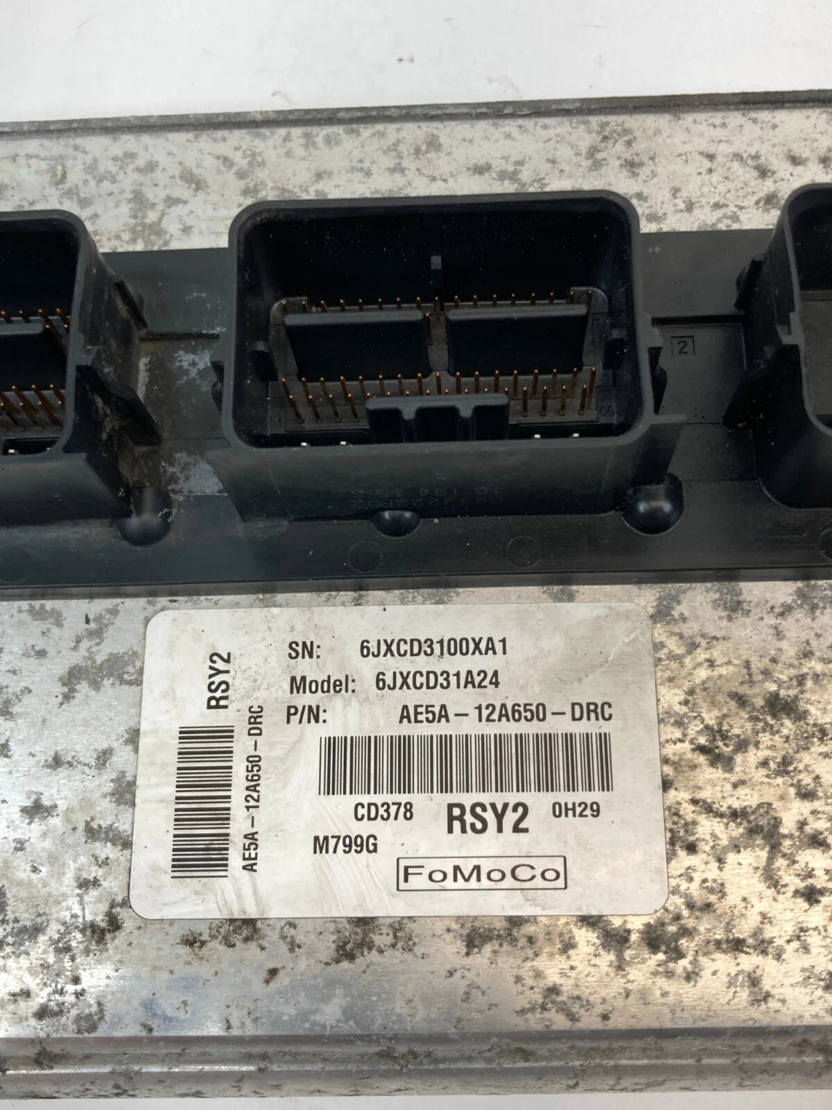 11 12 FORD FUSION 3.5L AT ENGINE COMPUTER CONTROL MODULE ECU AE5A-12A650-DRC OEM