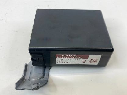 12-14 TOYOTA PRIUS PEDESTRIAN WARNING PROXIMITY NOTIFICATION MODULE 86572-47070
