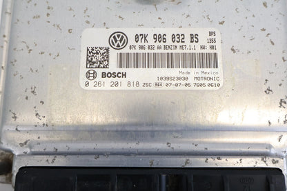 2008 VOLKSWAGEN BEETLE 2.5L AT ENGINE COMPUTER CONTROL MODULE ECM 07K-906-032-BS