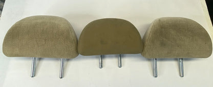 2008-2012 HONDA ACCORD SEDAN REAR SEAT LEFT RIGHT & CENTER HEADREST SET OF 3 OEM