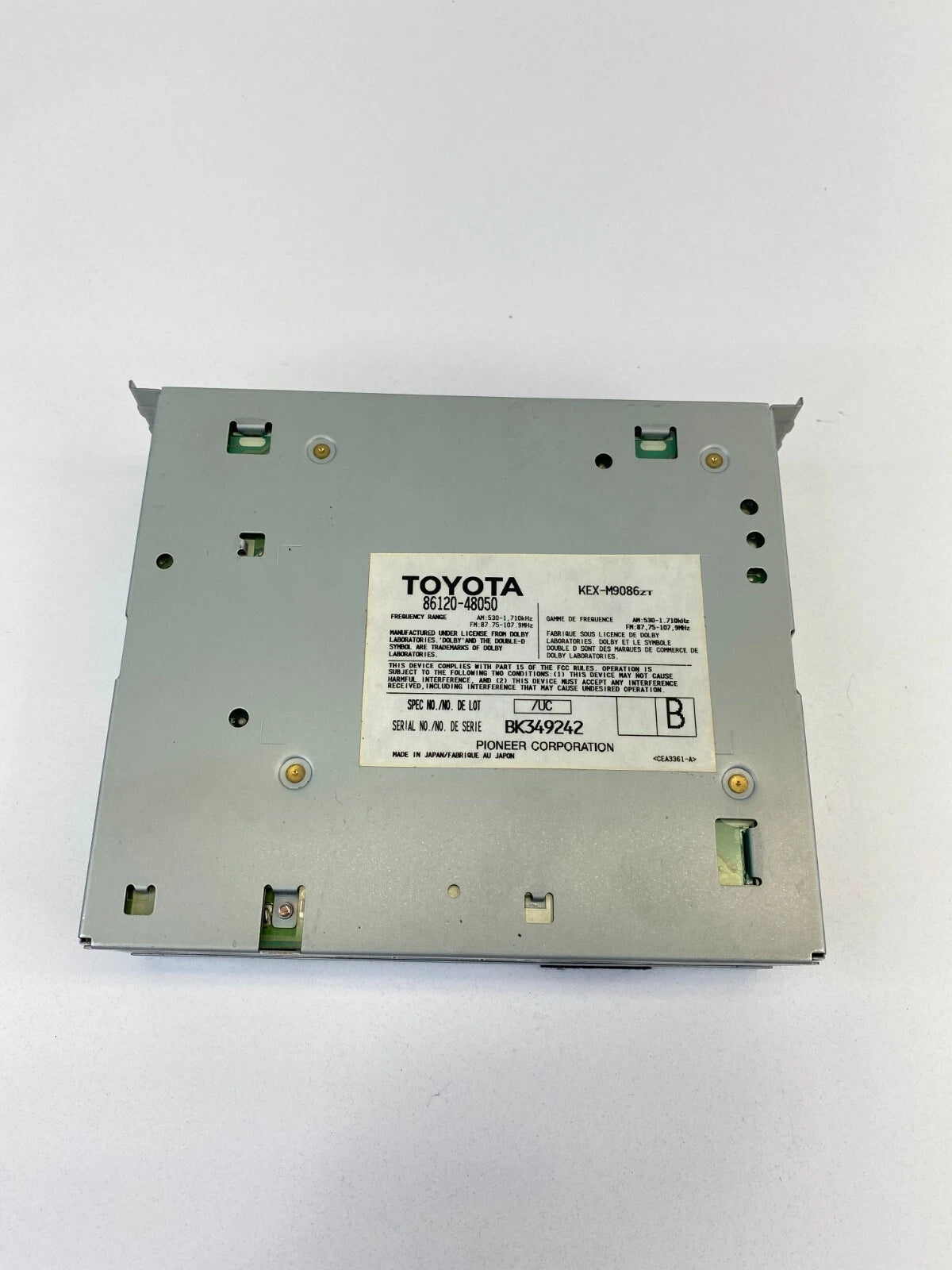 1999-2003 LEXUS RX300 AM FM RADIO RECEIVER CASSETTE TAPE PLAYER 86120-48050 OEM