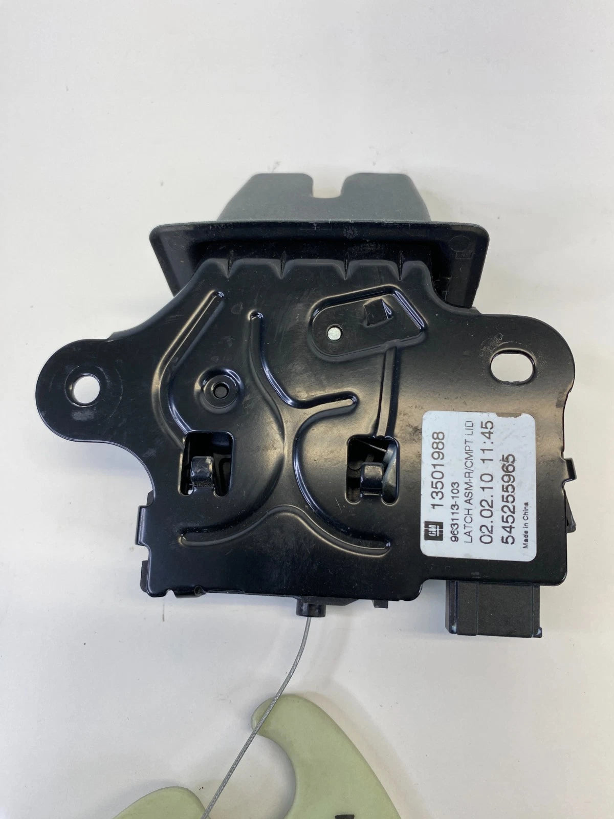 11-17 BUICK REGAL TRUNK LOCK LATCH ASSEMBLY W/ EMERGENCY RELEASE 13501988 OEM