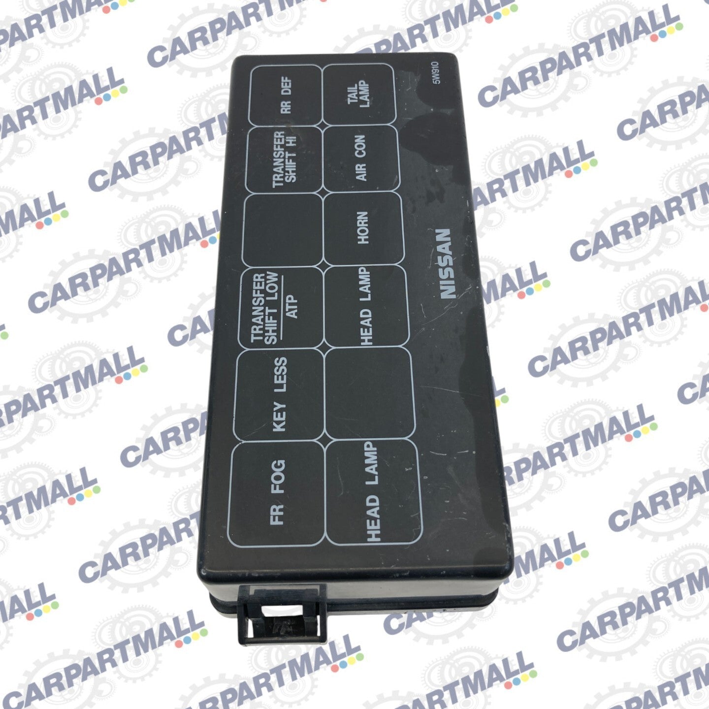 2001-2004 Nissan Pathfinder 3.5L A/T Under Hood Fuse Relay Box Cover Lid OEM