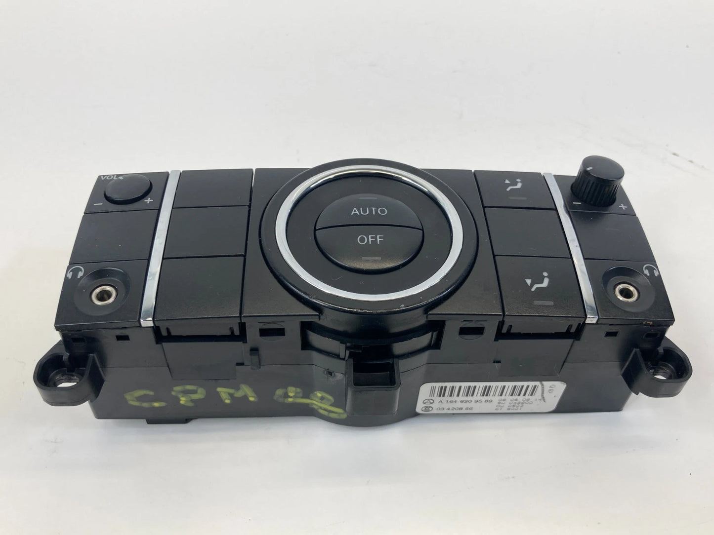 07-12 MERCEDEZ-BENZ GL450 AC HEATER REAR CLIMATE CONTROL TEMPERATURE A1648209589