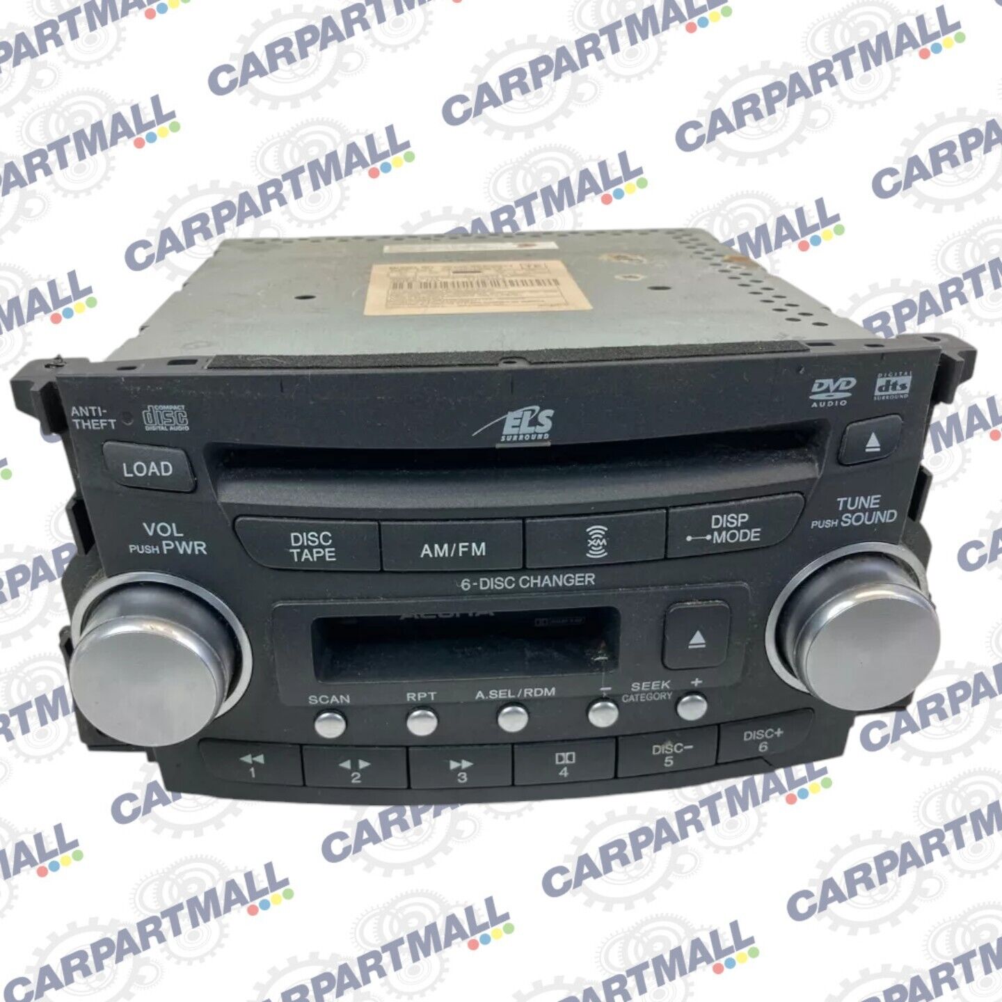 2005 2006 Acura TL AM FM Radio Player 6 Disc CD Receiver 39100-SEP-A011 OEM