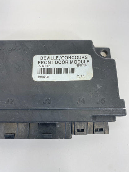 2000 2001 Cadillac DeVille Sedan 4DR Front Door Computer Control Module 25660942