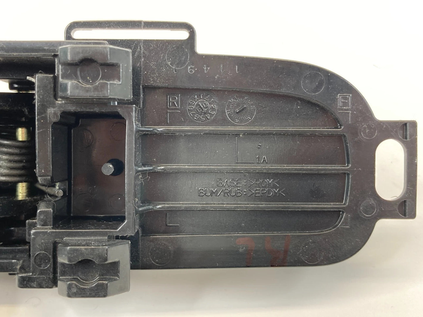 2007-2012 NISSAN VERSA REAR LEFT SIDE INTERIOR INNER DOOR HANDLE ASSEMBLY OEM