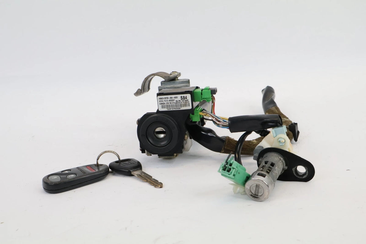 98-02 HONDA ACCORD IGNITION SWITCH TRUNK LOCK CYLINDER W/ KEY 39730-S84-A020 OEM