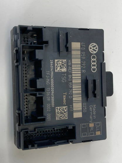 09-11 AUDI A6 QUATTRO 09-15 Q7 FRONT RIGHT DOOR WINDOW CONTROL MODULE 4F0959792R