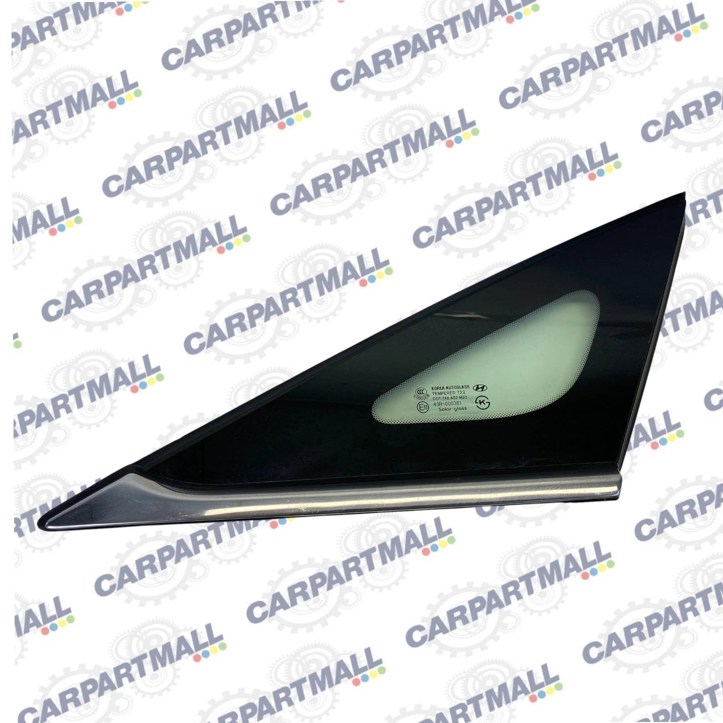 2011-2015 HYUNDAI SONATA QUARTER WINDOW GLASS REAR RIGHT OEM FACTORY 87820-3S100
