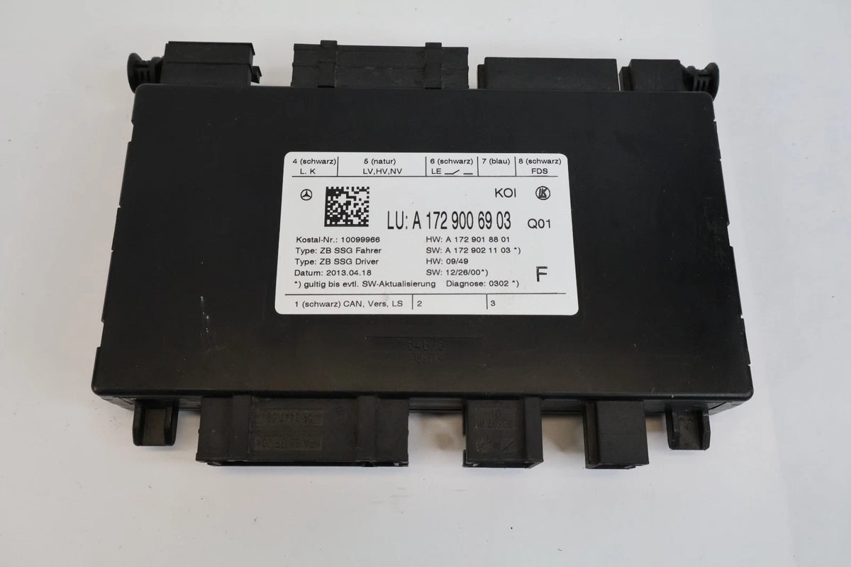 2010-2016 MERCEDES E350 W212 FRONT SEAT MEMORY CONTROL MODULE 1729006903 OEM