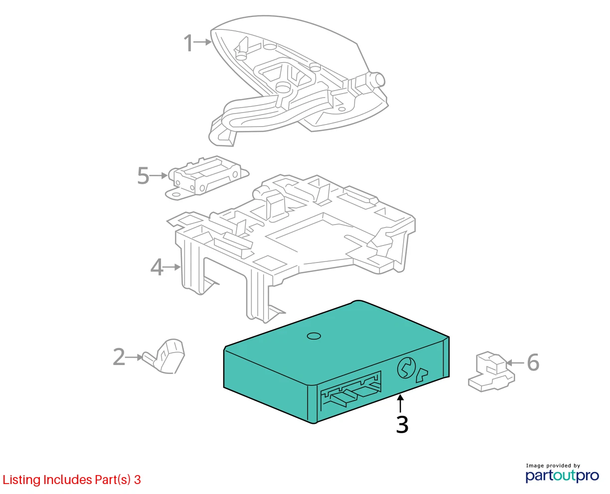 2013 CHEVROLET SONIC COMMUNICATION ONSTAR CONTROL MODULE 22903686 OEM