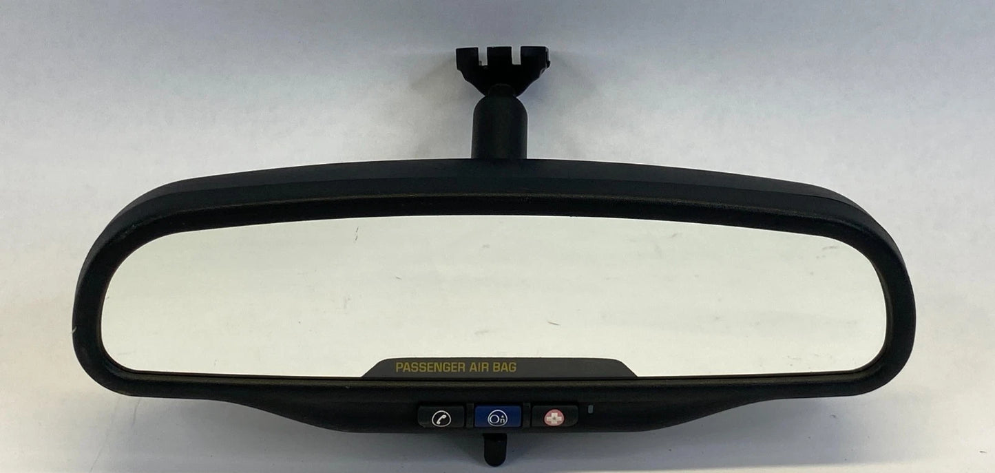 02-09 CHEVROLET TRAILBLAZER REAR VIEW MIRROR AUTO DIM COMPASS TEMP ONSTAR OEM