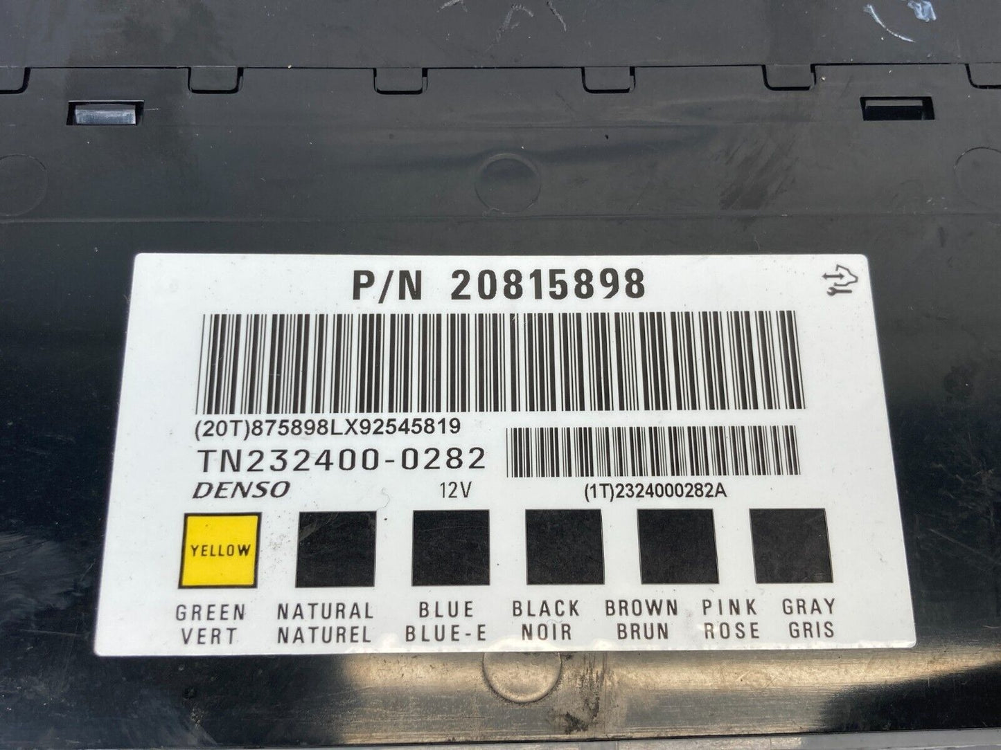 2007-2012 GMC Acadia 3.6L Body Control Module Unit BCM BCU 20815898