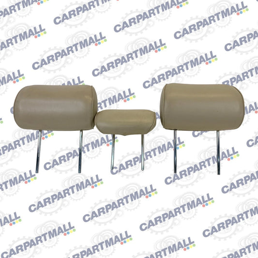 2001 2002 LEXUS GS300 GS430 REAR SEAT HEADREST LEFT CENTER RIGHT HEAD REST SET