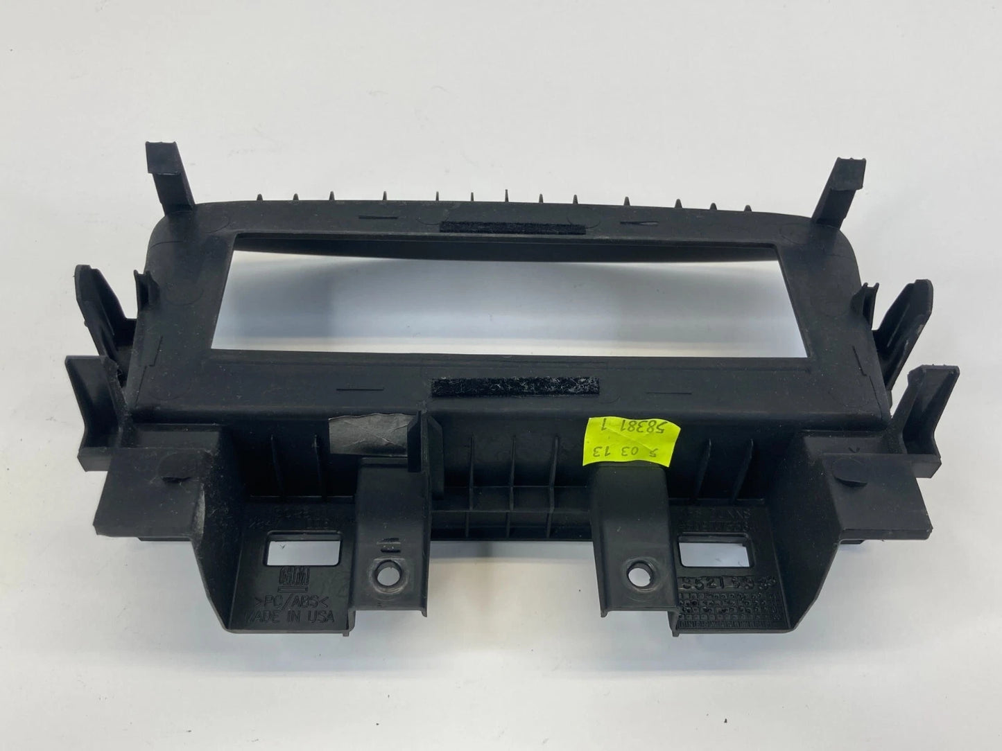 11-16 CHEVROLET CRUZE DASH INFORMATION DISPLAY SCREEN COVER BEZEL TRIM 95216933