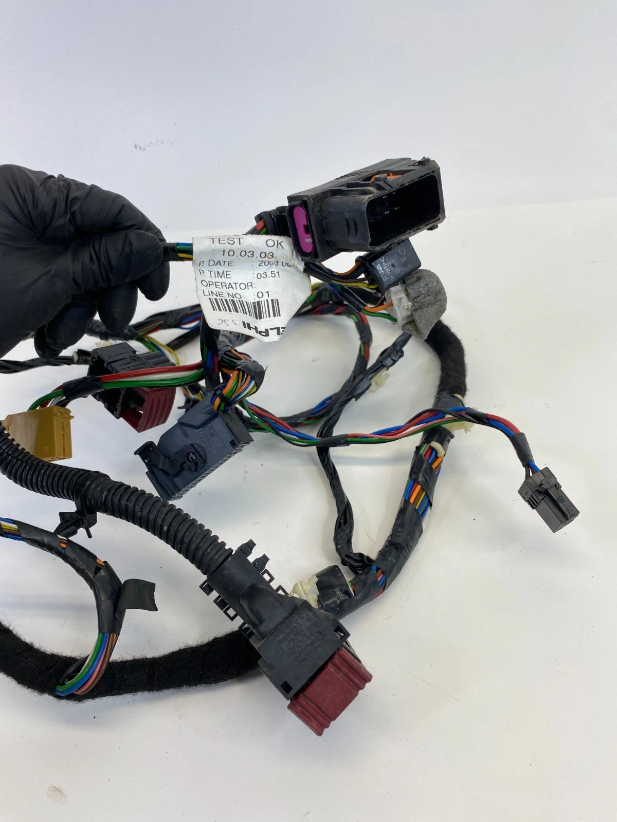 03-11 SAAB 9-3 FRONT RIGHT PASSENGER SIDE DOOR HARNESS WIRE WIRING 12833182 OEM