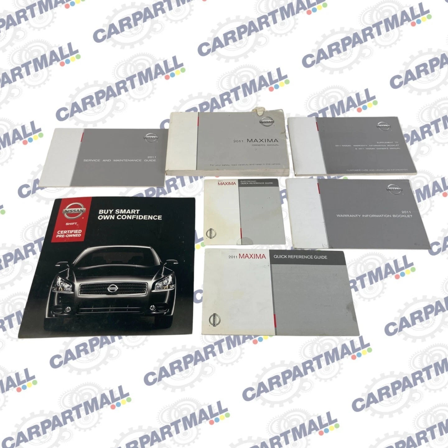 2011 NISSAN MAXIMA OWNERS MANUAL WARRANTY INFORMATION GUIDE BOOK SET OEM