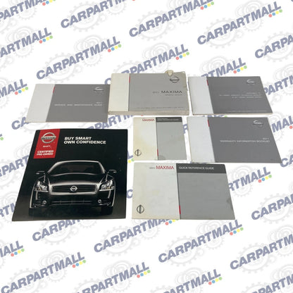 2011 NISSAN MAXIMA OWNERS MANUAL WARRANTY INFORMATION GUIDE BOOK SET OEM