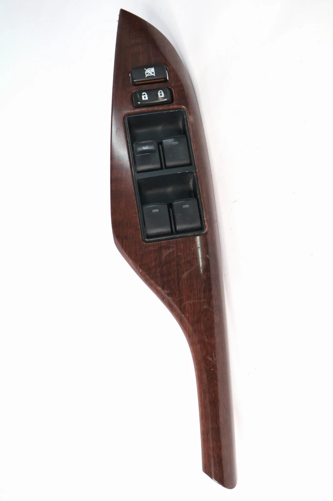 2011-2014 TOYOTA SIENNA FR LH DRIVER MASTER POWER WINDOW SWITCH W BEZEL WOOD OEM