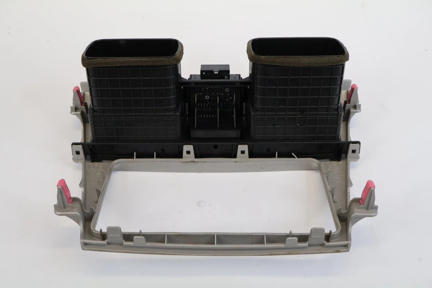 2007-2012 TOYOTA YARIS CENTER DASH RADIO BEZEL W/ AIR VENTS & HAZARD SWITCH OEM