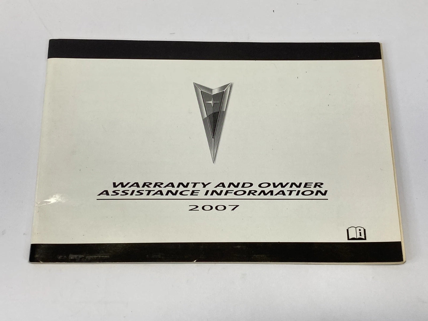 2007 PONTIAC TORRENT 3.4L V6 OWNERS MANUAL SET WITH CASE BAG OEM
