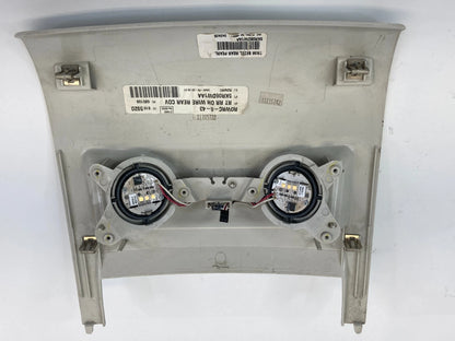 2008-2010 DODGE GRAND CARAVAN OVERHEAD CONSOLE LIGHT COVER BEZEL 5KR06DW1AA OEM