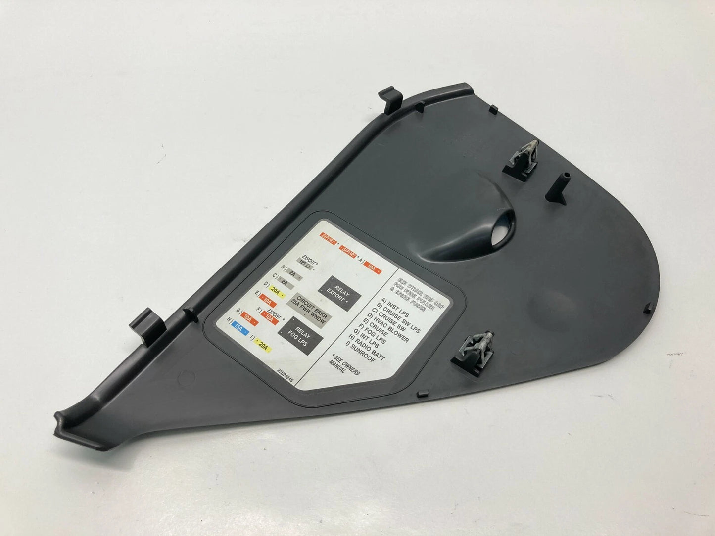1999-2005 PONTIAC GRAND AM DASH RIGHT PASSENGER SIDE FUSE ACCESS COVER 22618850