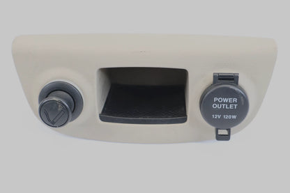 2006-2011 HYUNDAI ACCENT LOWER DASH CONSOLE STORAGE TRAY 12V OUTLET BEZEL OEM