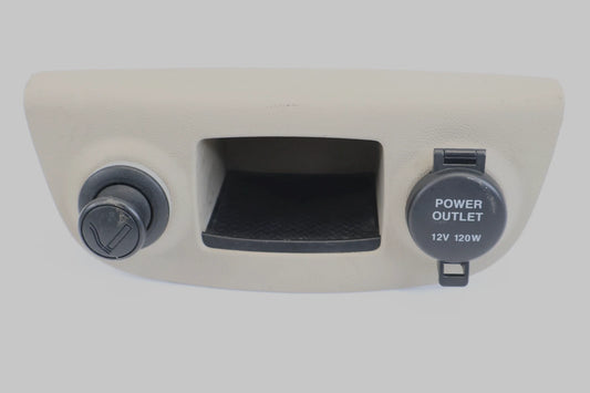 2006-2011 HYUNDAI ACCENT LOWER DASH CONSOLE STORAGE TRAY 12V OUTLET BEZEL OEM