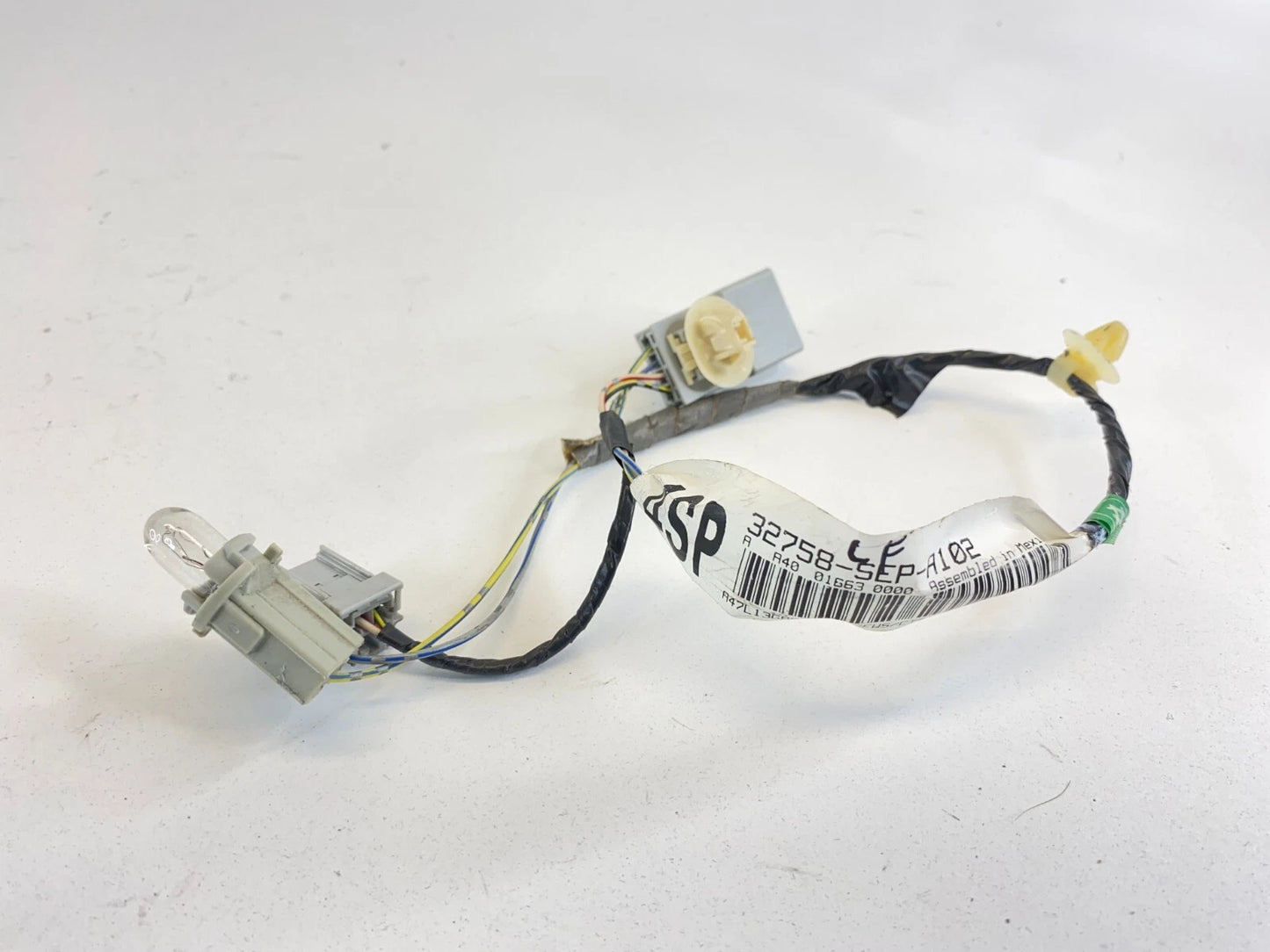 04-08 ACURA TL FRONT LEFT DOOR LIGHT SOCKET HARNESS WIRE WIRING 32758-SEP-A102