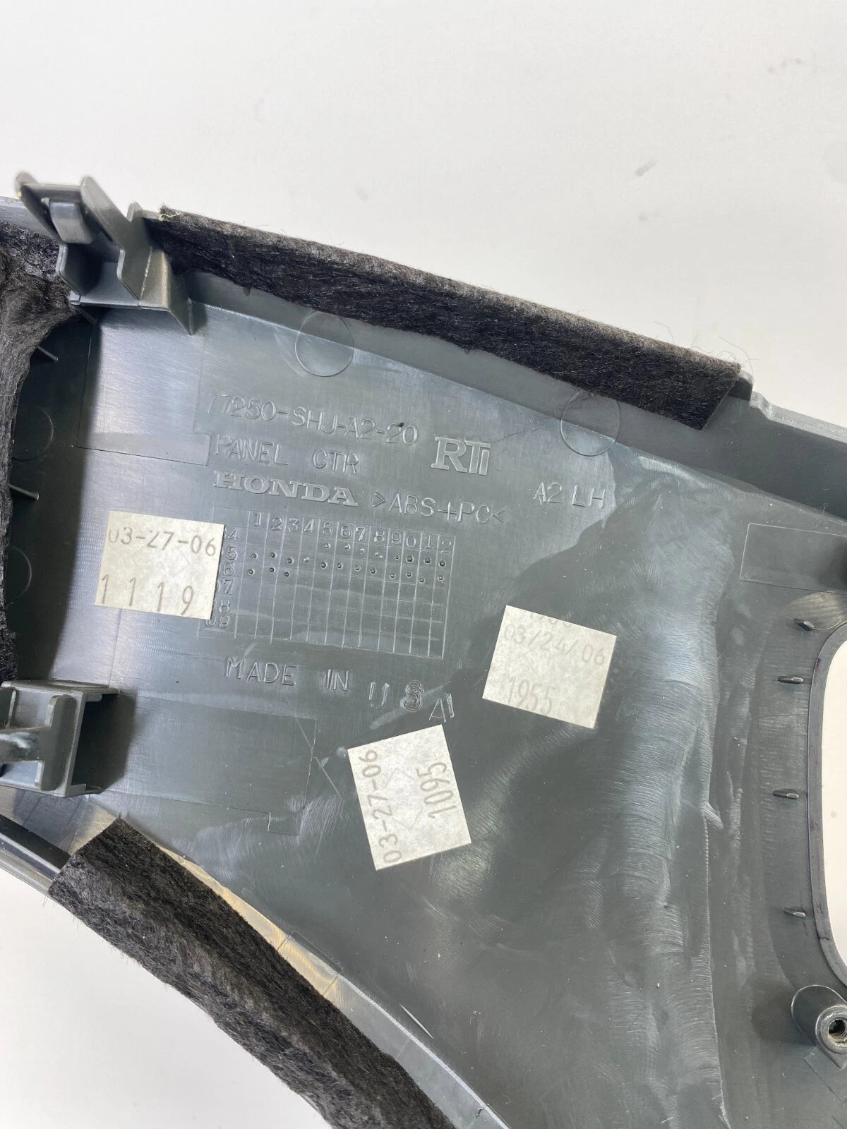 05-10 HONDA ODYSSEY CENTER DASH AC CLIMATE CONTROL BEZEL TRIM 77250-SHJ-A220 OEM