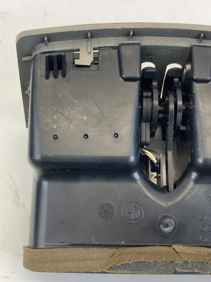 04 05 06 07 BMW 525i Rear Center Console Dual Air A/C Vent Grille 6932023 OEM