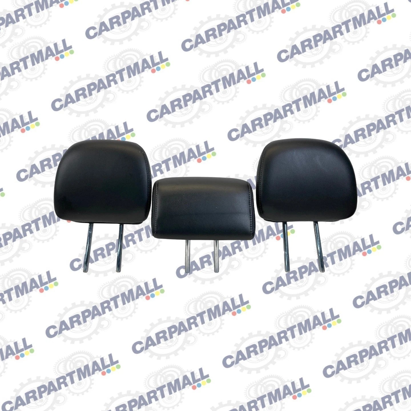 13-16 NISSAN PATHFINDER REAR 2ND ROW LEFT CENTER RIGHT HEAD REST SET LEATHER OEM