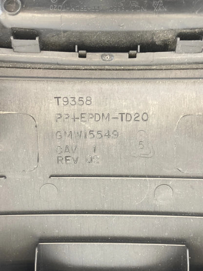 11-16 CHEVY CRUZE REAR BACK CENTER CONSOLE PANEL COVER TRIM W/ POWER OUTLET OEM