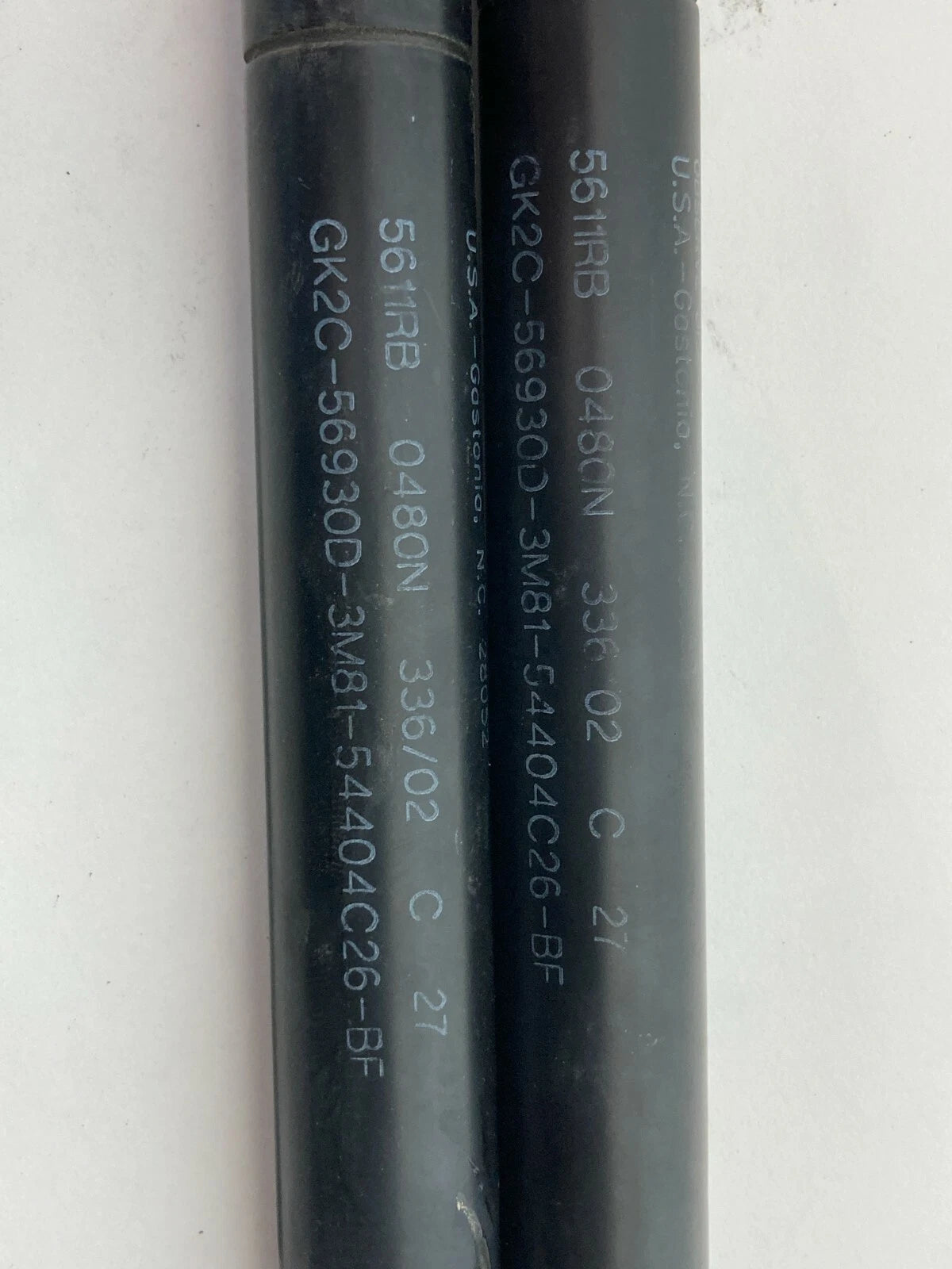 03-08 MAZDA 6 MAZDA 6 REAR TRUNK LIFTGATE SUPPORT SHOCK STRUTS PAIR GK2C-56930D