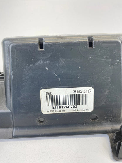 2010-2012 DODGE CALIBER DASH STORAGE INSERT W POCKET 12V & HAZARD SWITCH BEZEL
