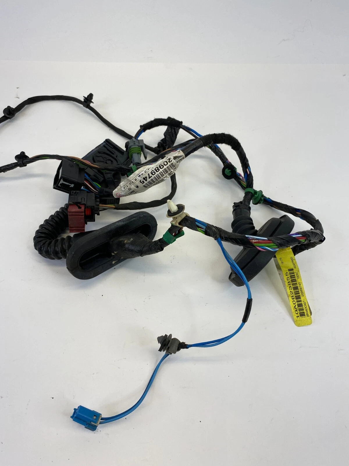 2007-2012 GMC ACADIA REAR RIGHT SIDE DOOR WIRE WIRING HARNESS 20989745 OEM