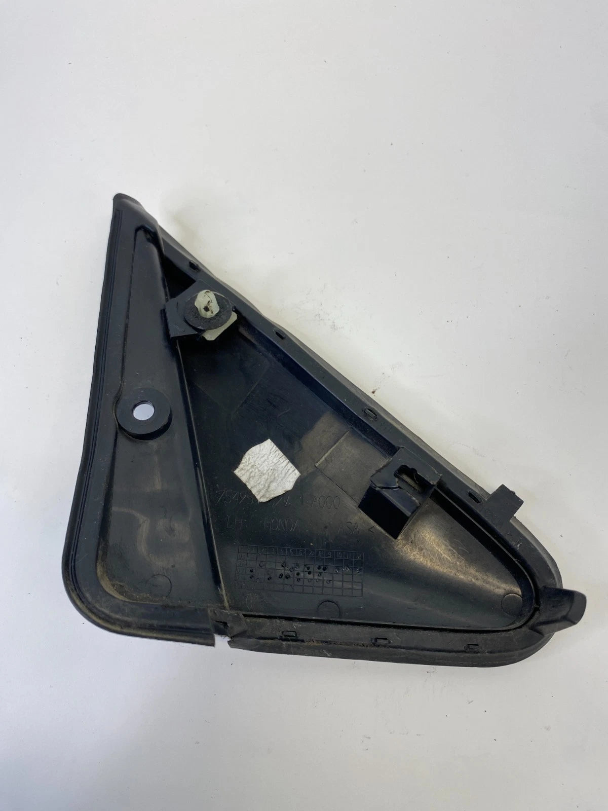 03-08 HONDA PILOT LEFT FRONT EXTERIOR CORNER PILLAR MOLDING COVER 75495-S9V-A000