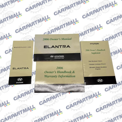 2006 HYUNDAI ELANTRA OWNER'S MANUAL HANDBOOK SUPPLEMENT & WARRANTY INFORMATION