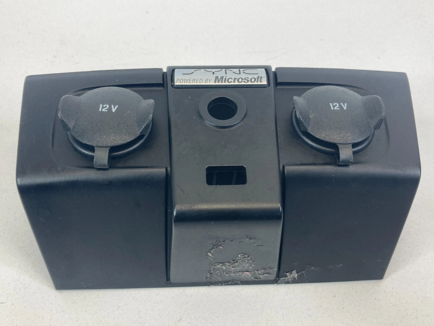 08-11 FORD FOCUS CENTER DASH DUAL POWER OUTLET 12V BEZEL TRIM 8S43-54043D56 OEM