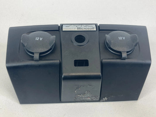 08-11 FORD FOCUS CENTER DASH DUAL POWER OUTLET 12V BEZEL TRIM 8S43-54043D56 OEM