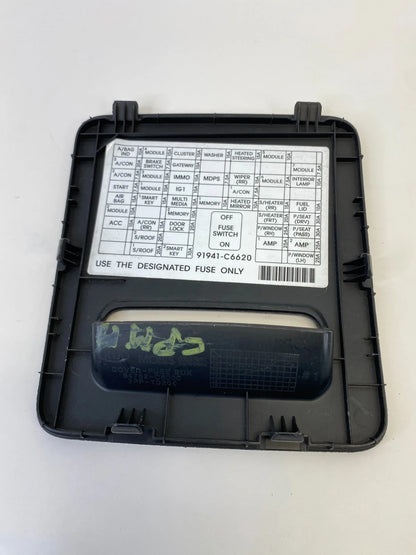 2016-2020 KIA SORENTO DRIVER SIDE DASH FUSE BOX ACCESS COVER 84752-C6000 OEM