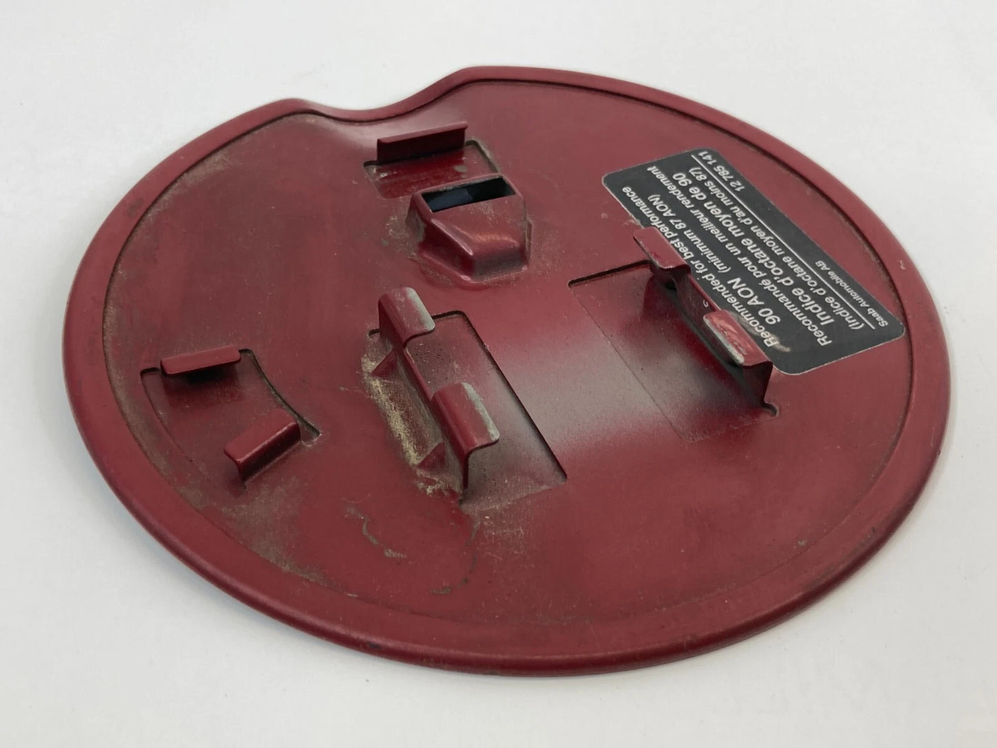 2003-2011 SAAB 9-3 93 SEDAN FUEL FILLER GAS TANK DOOR LID COVER RED 12785141 OEM
